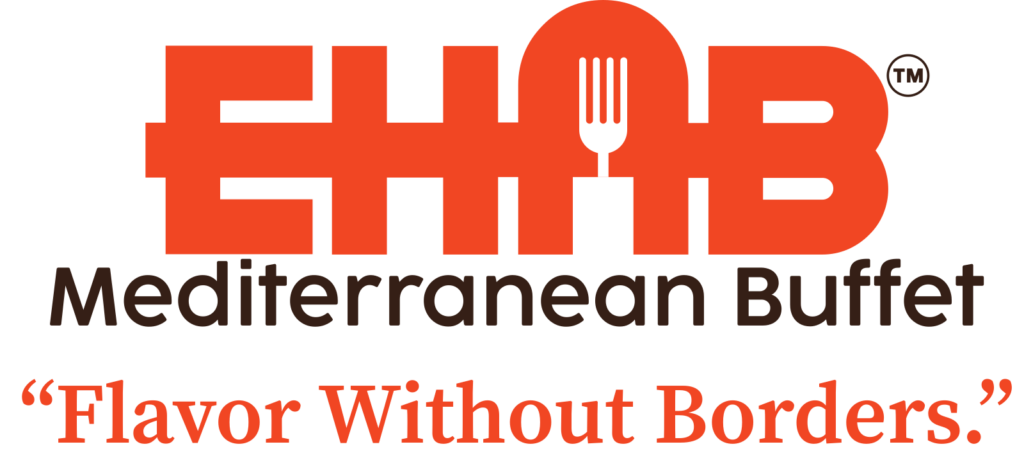 Ehab Mediterranean Buffet logo with the tagline Flavor Without Borders