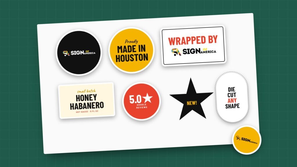 Sticker Label Printing in Houston, TX